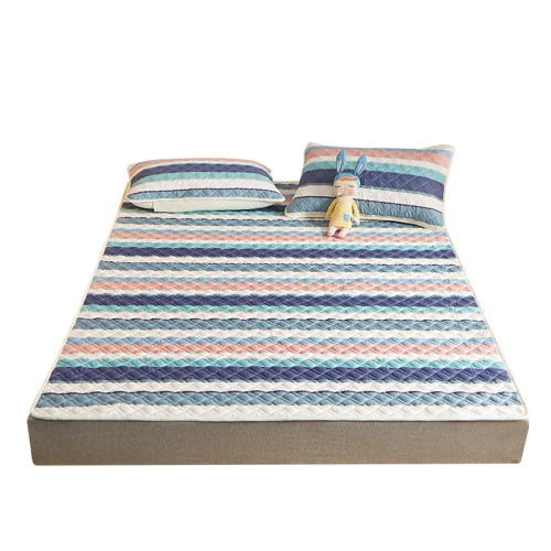 Roland Home Textile Cotton For Home Double Mattress Mattress Soft Cushion Pure Cotton Thin Washable Non-Slip Mattress Protection Mat