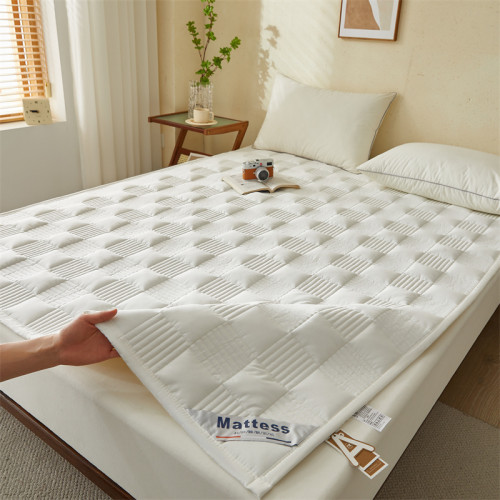 Antibacterial Anti-Mite All Cotton Mattress Protective Pad Thickened Soft Cushion Double Rental Dedicated For Home Cushion Thin Chest Pad Washable