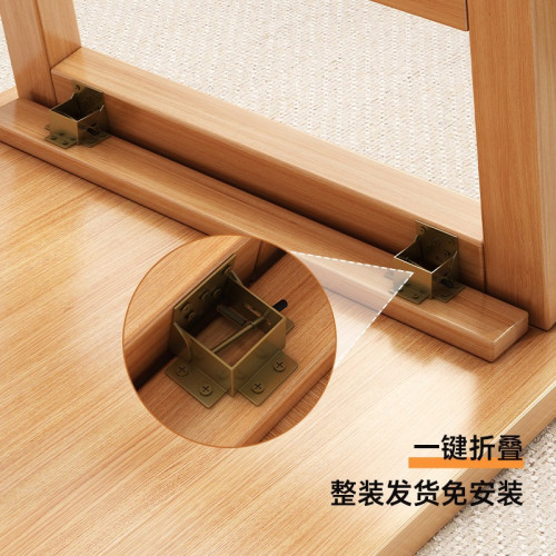 可折曡茶幾客厛家用小戶型實木小桌子簡易飯桌簡約現代臥室小矮桌