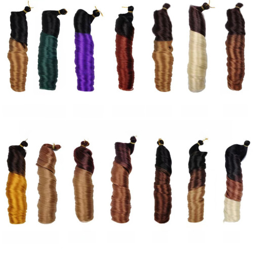 筒曲大卷22inch假發辨French Loose spiral  Crochet Braids Hai