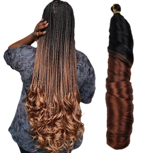 筒曲大卷22inch假發辨French Loose spiral  Crochet Braids Hai