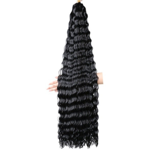 外貿假發鉤針發化纖發把Deep Wave  Twist  Hair跨境女士髒辮編制