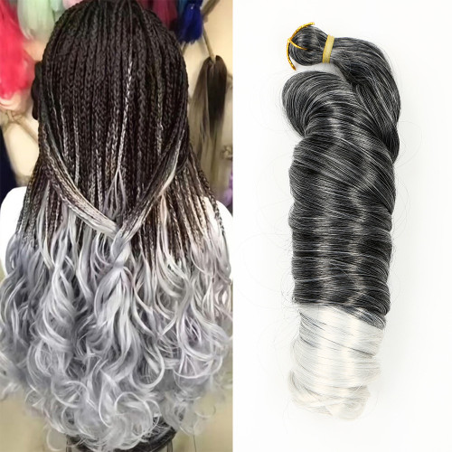 非洲法式螺鏇大卷 Loose Wave French PONY Curl 筒曲大波浪假發