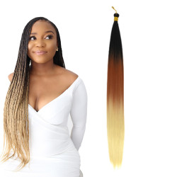 廠家直供化纖直絲發把Bone Straight Hair 28in 150g現貨假發接發