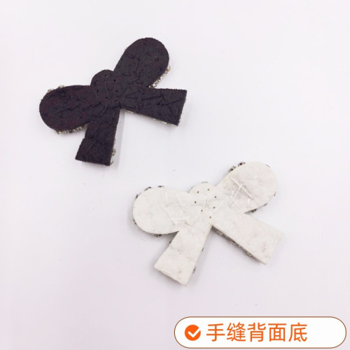 現貨精致蝴蝶結飾品玻璃鑽女裝連衣裙飾章仔佈貼