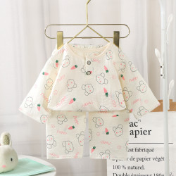 春夏季新款男童女童家居服雲朵棉材質嬰幼兒中大童居家服飾