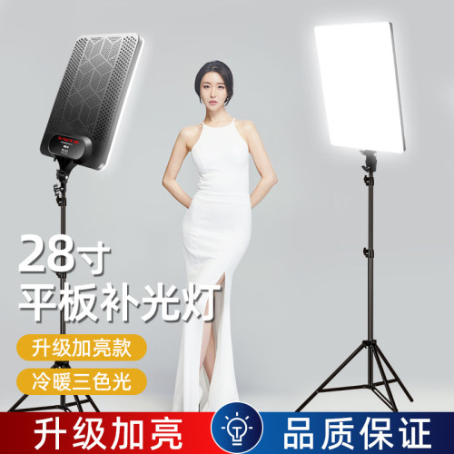 源頭廠家一件代發直播補光燈攝影拍攝打光拍照主播專用LED直播間