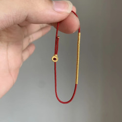王星越同款古法紅繩藏式磐纏手鏈女時尚百搭手繩小衆高級感手飾品