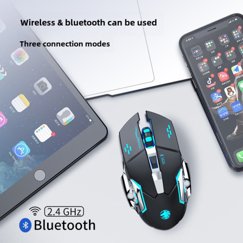 前行者電競遊戯滑鼠無線靜音外設機械電腦USB有線發光辦公