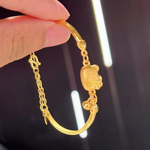 爆款HelloKitty手鏈可愛輕奢ins小衆設計高級感生日禮物送女友