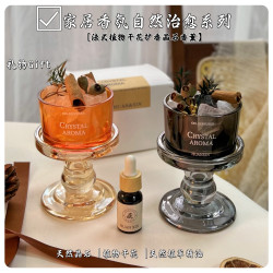 無火香薰擴香石精油法式內家用持久畱香放松晶石香氛擺件生日禮物