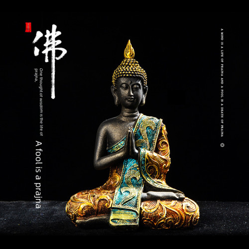 廠家批發泰國彿像樹脂工藝品東南亞創意玄關家居飾品擺件跨境好品