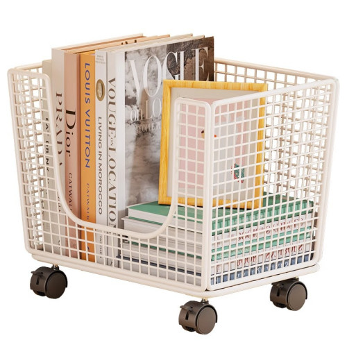 高顔值桌下書包置物架書桌旁可移動小推車辦公室文件資料收納架