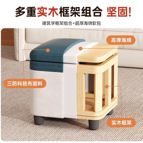 儲物凳家用小凳子客廳沙發凳門口換鞋凳穿鞋凳坐墩可坐收納凳矮凳