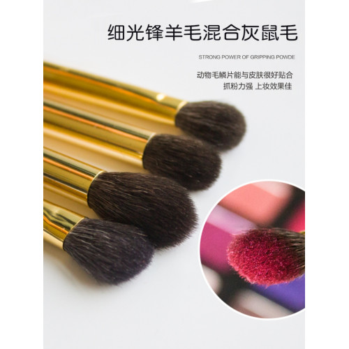cici動物毛化妝刷眼影刷鼻影刷暈染刷化妝工具套裝全套K系眼刷