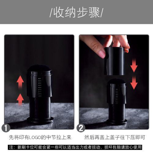 散粉刷羊毛可攜式收納大號伸縮腮紅刷粉餅刷動物毛化妝刷子一支裝