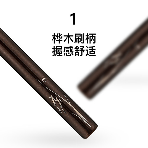 Fix+/菲絲加芬雙調sd26/27紅灰鼠/玉毛混狐狸毛門牙刷眼影刷