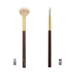 Fix+/菲絲加芬雙調sd20黃狼尾混細嫩扇形刷高光刷腮紅刷