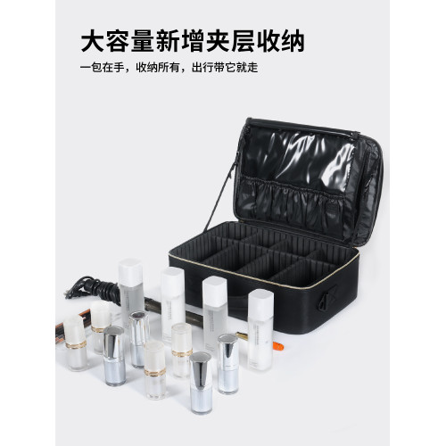 obox紋綉師工具箱化妝包大容量2025新款分區可攜式美容彩妝收納神器