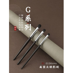琴製化妝刷G系列G134扁圓頭鋪色刷上色刷眼影刷動物毛一支裝