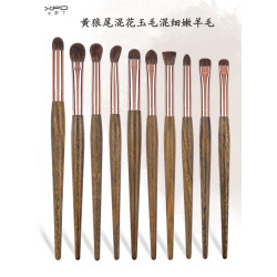 小胖丁黃狼混花玉混細嫩動物羊毛眼影刷套裝暈染細節化妝刷一支裝