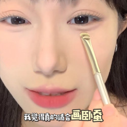 月牙形眼線刷眼部細節刷眼瞼下至薄臥蠶刷扇形刀鋒刷眉刷扁頭刷女