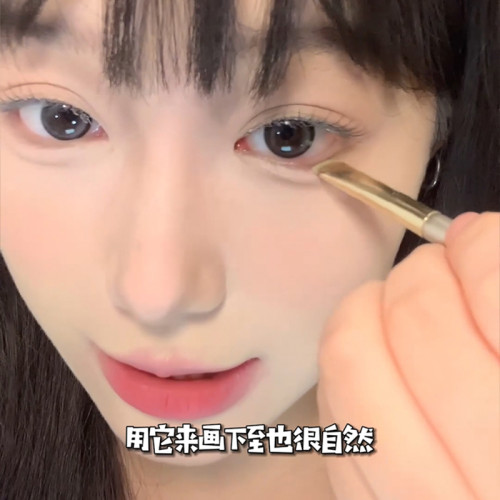 月牙形眼線刷眼部細節刷眼瞼下至薄臥蠶刷扇形刀鋒刷眉刷扁頭刷女