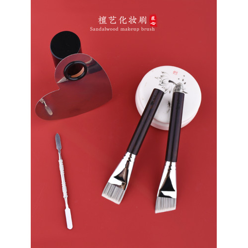 檀藝T80粉底刷化妝刷斜角刀鋒底妝刷一字型扁頭平頭無痕粉底刷