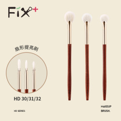 菲絲加芬紅豆系列HD303132扇形高光刷動物毛柔軟滄州刷