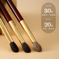見刷如面 火苗眼部刷JS34/35/36灰羊毛黑玉毛眼影暈染刷
