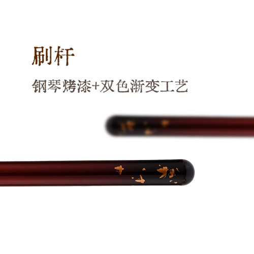 見刷如面扁長形眼部刷JS31/32/33灰羊毛黑玉毛眼影上色鋪色暈染刷