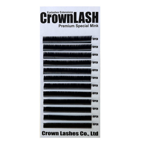 CrownLASH進口皇冠睫毛3D濃密更細更柔BCD0.07單號裝7-15mm美妝