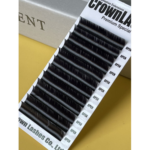 CrownLASH進口皇冠睫毛3D濃密更細更柔BCD0.07單號裝7-15mm美妝