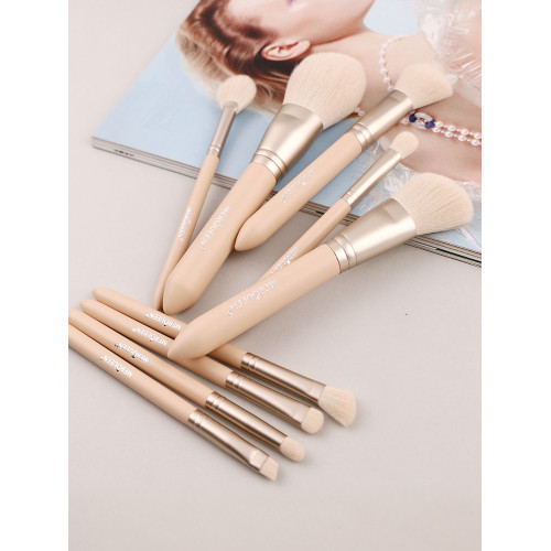 【滿300減45】花知曉貝殼珍珠斜頭點彩刷腮紅刷化妝工具