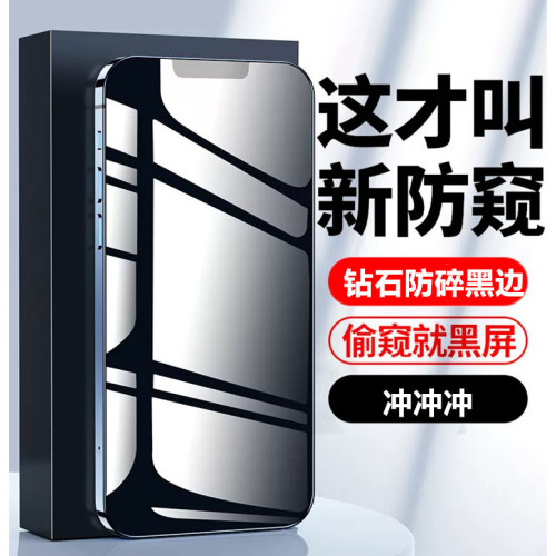 蘋果15鋼化膜15proma防窺膜15pro高清膜15plus綠光膜適用於