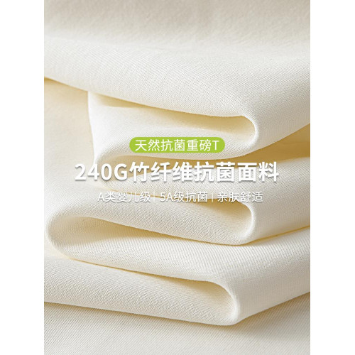 ZOAZ重磅竹纖維抑菌短袖男T恤夏季涼感半袖2025新款圓領印花上衣