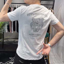 國際奢侈品男t恤2022新款高級歐貨刺綉短袖男士歐洲站潮牌半袖體