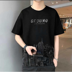 Summer quick drying short sleeved T-shirt for men loose男T恤
