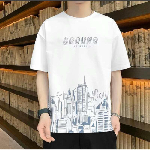 Summer quick drying short sleeved T-shirt for men loose男T恤