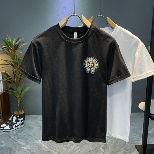 Gicc Mode~潮牌印花短袖男t恤高級輕奢休閒百搭寬松純棉體恤衫