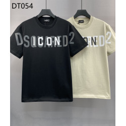 Dsquared2微濶寬松新款字母印花春夏短袖T恤男裝上衣圓領男T恤