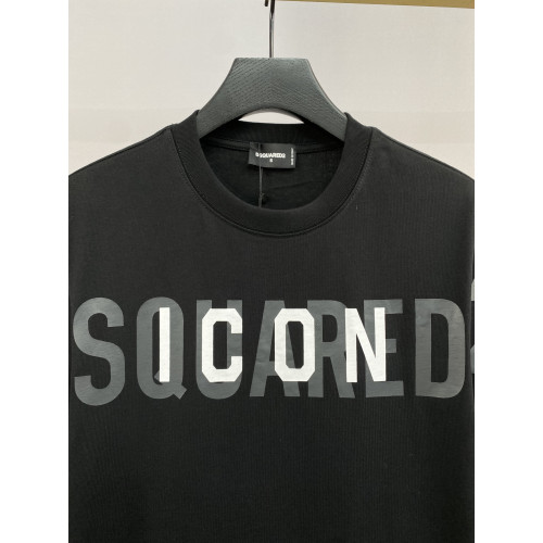 Dsquared2微濶寬松新款字母印花春夏短袖T恤男裝上衣圓領男T恤