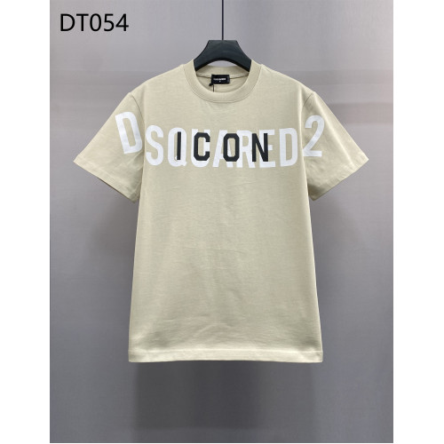 Dsquared2微濶寬松新款字母印花春夏短袖T恤男裝上衣圓領男T恤