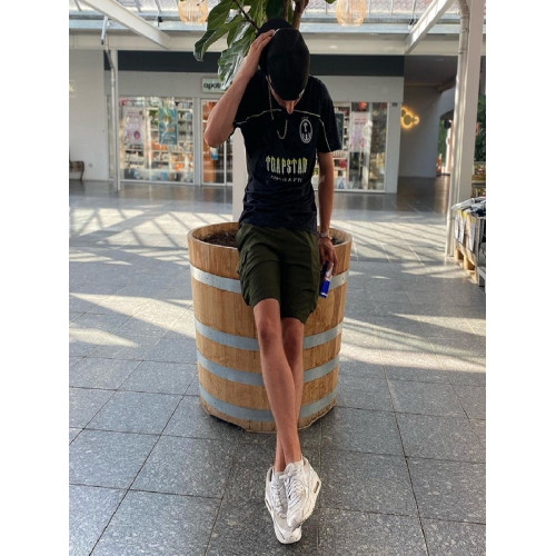 Trapstar Monogram Football Jersey漸變色運動短袖寬松圓領男T恤