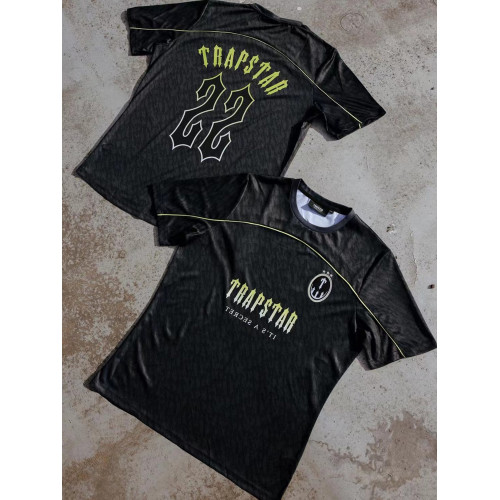 Trapstar Monogram Football Jersey漸變色運動短袖寬松圓領男T恤