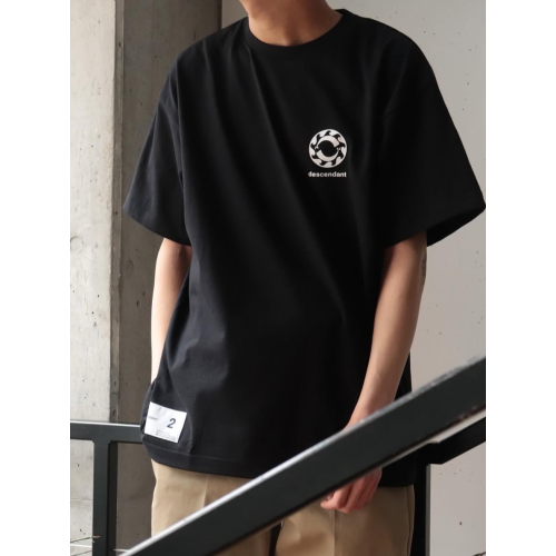 西山徹DCDT CACHALOT VORTEX KID圓形字母火焰短袖情侶男T恤25SS