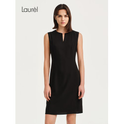 Laurel勞芮春夏經典別致圓領高智淡人航海連衣裙女LWD341Y05800