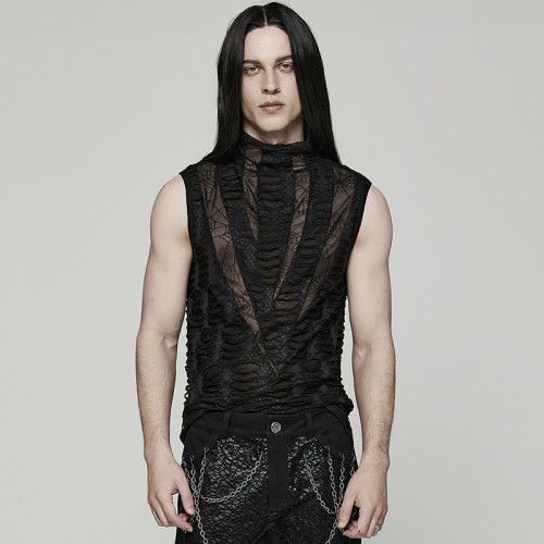 ╋魔歎╋PUNKRAVE搖滾ROCK哥特蒸汽龐克亞文化無袖背心男T恤WT777