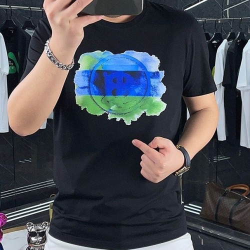 歐洲站潮牌短袖t恤純棉大牌白色男t恤個性修身ins潮流百搭半袖男