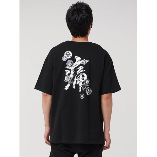oniarai鬼洗 春夏新品  潮牌寬松上衣痛圓領短袖男T恤 B24157